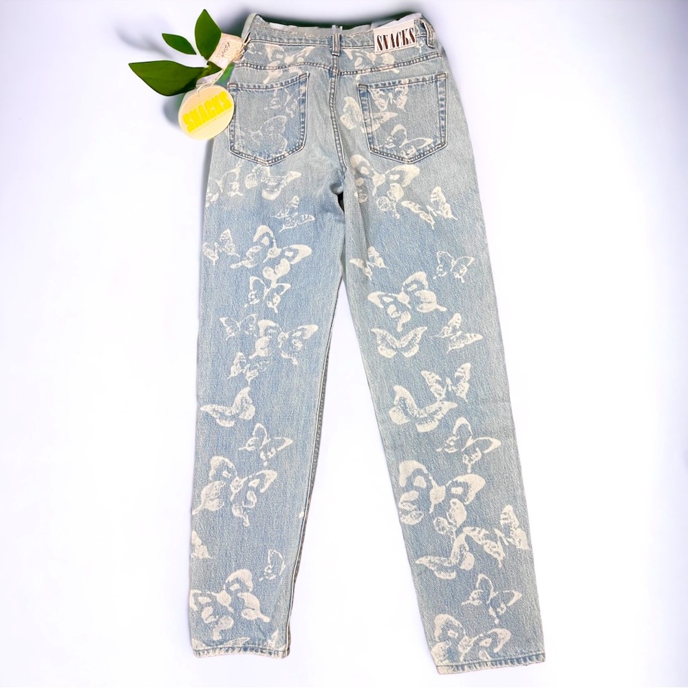 MOTHER SNACKS! High Waisted Twizzy Skimp Bread & Butterfly 🦋 Size 27 NWT